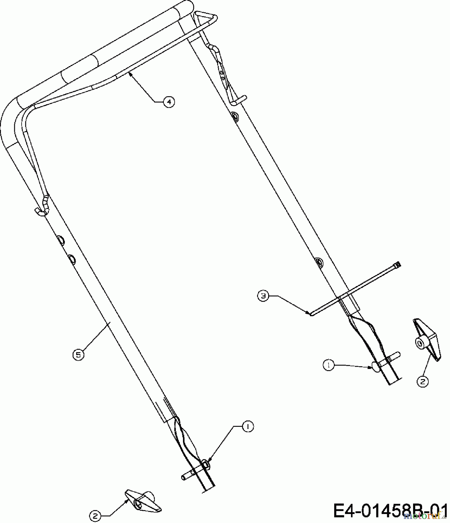 Yard-Man Schneefräsen YM 5355 S 31A-2T5-643 (2009) Holm