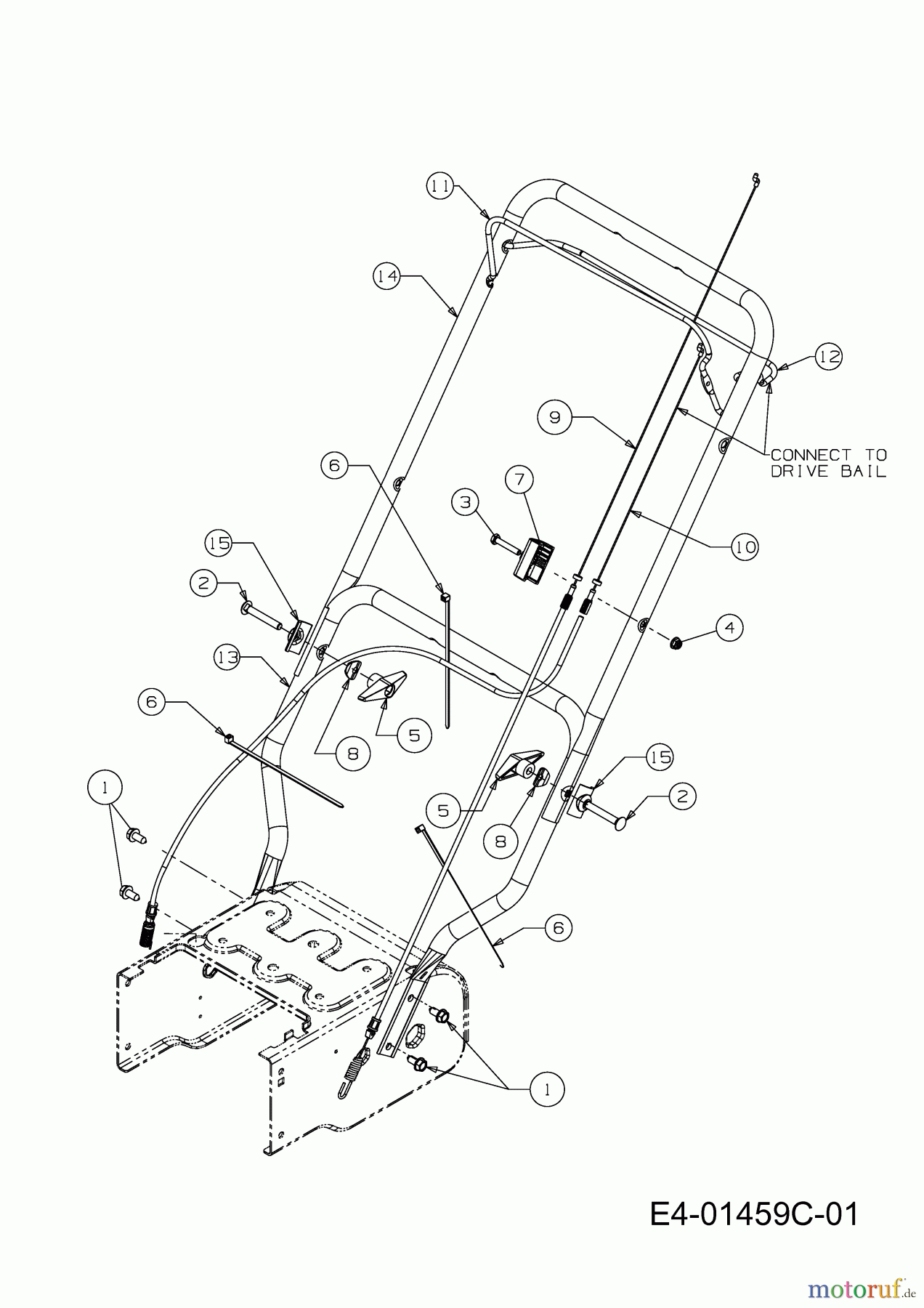 MTD Schneefräsen M 56 31A-32AD700R (2011) Holm