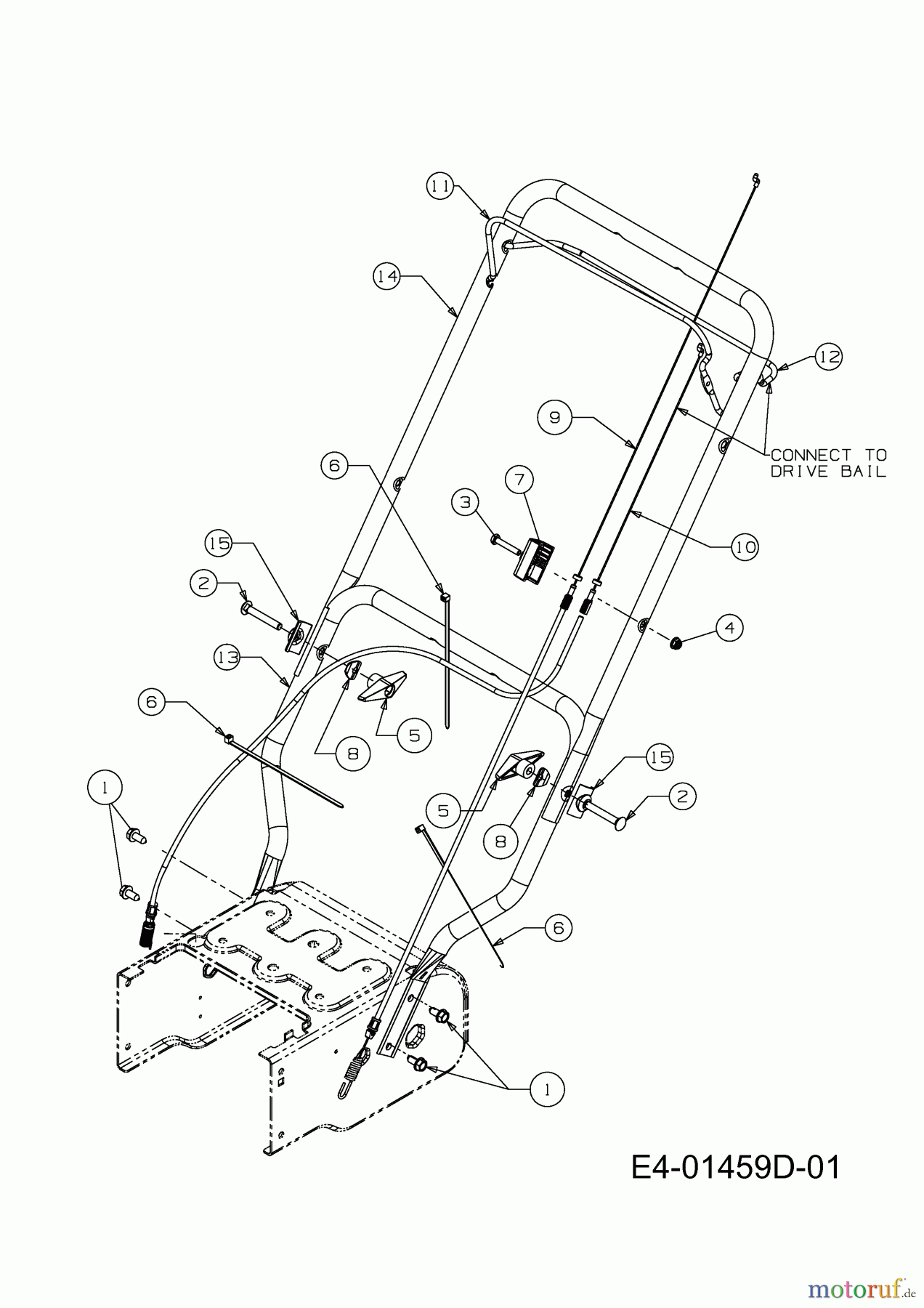 MTD Schneefräsen M 56 31B-32AD678 (2012) Holm