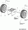Troy-Bilt POLAR 8066 31AV6WLN609 (2009) Ersatzteile Räder