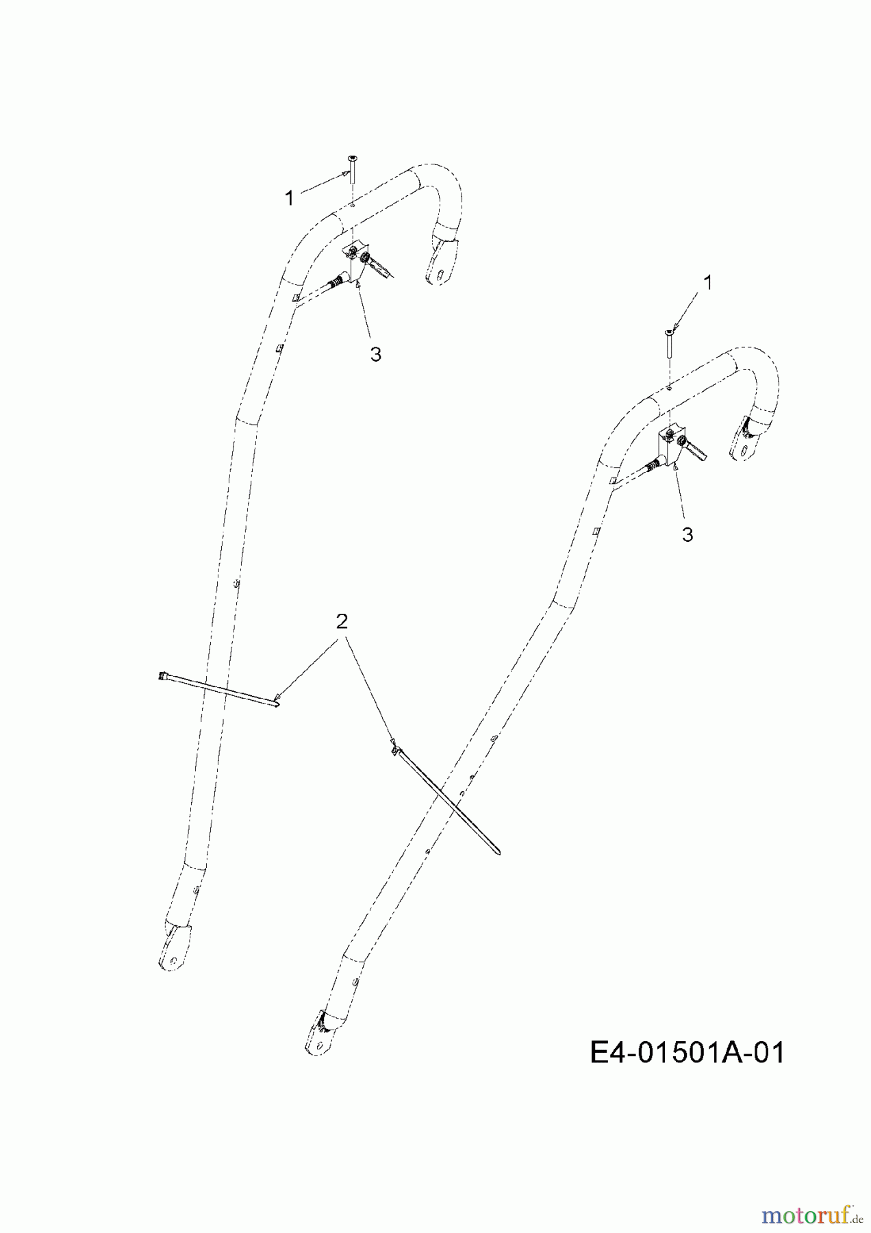 Yard-Man Schneefräsen YM 7110 DET 31AY7R3T643 (2009) Handhebel