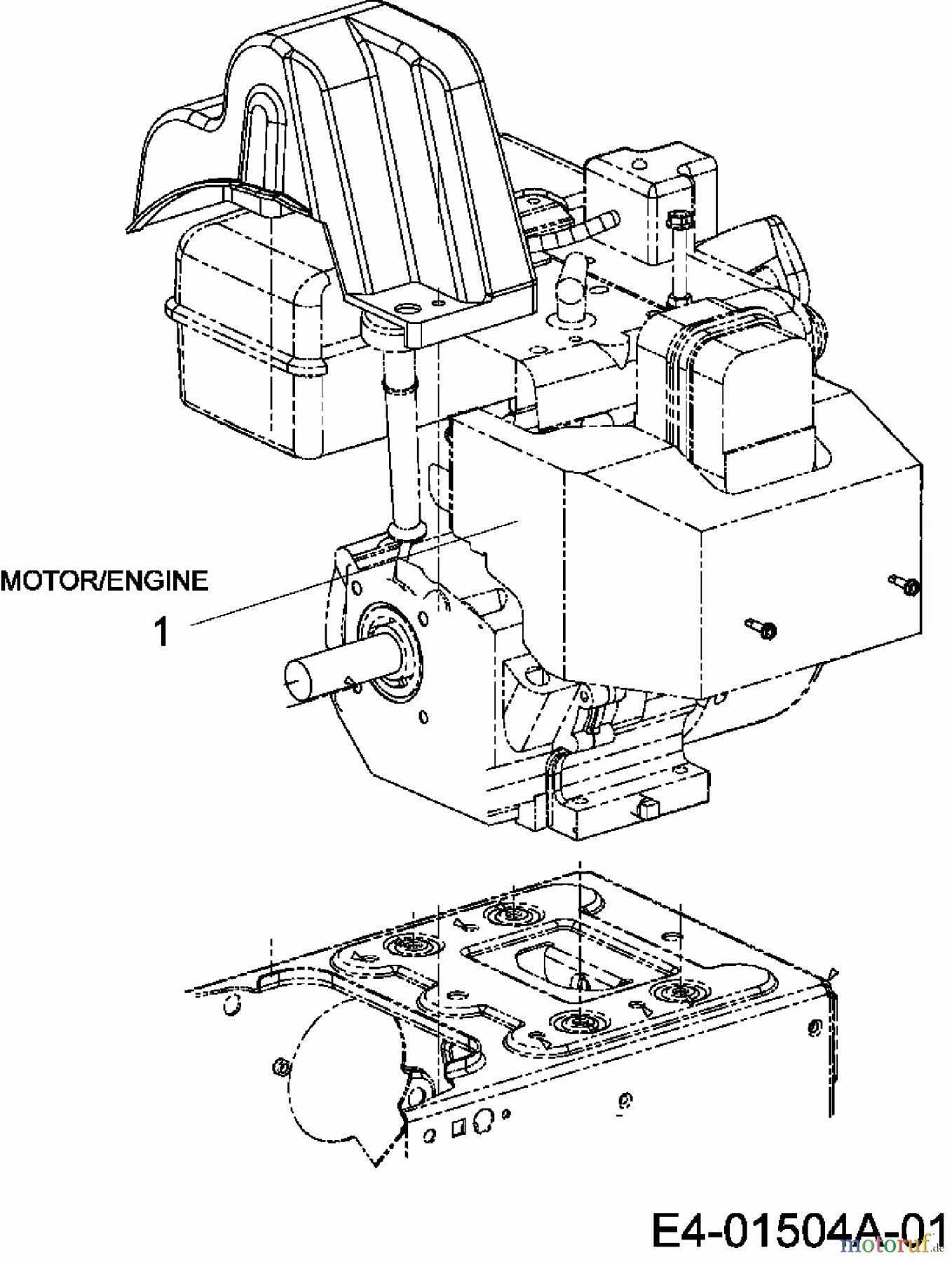 MTD Schneefräsen E 660 G 31AV6RHG678 (2007) Motor