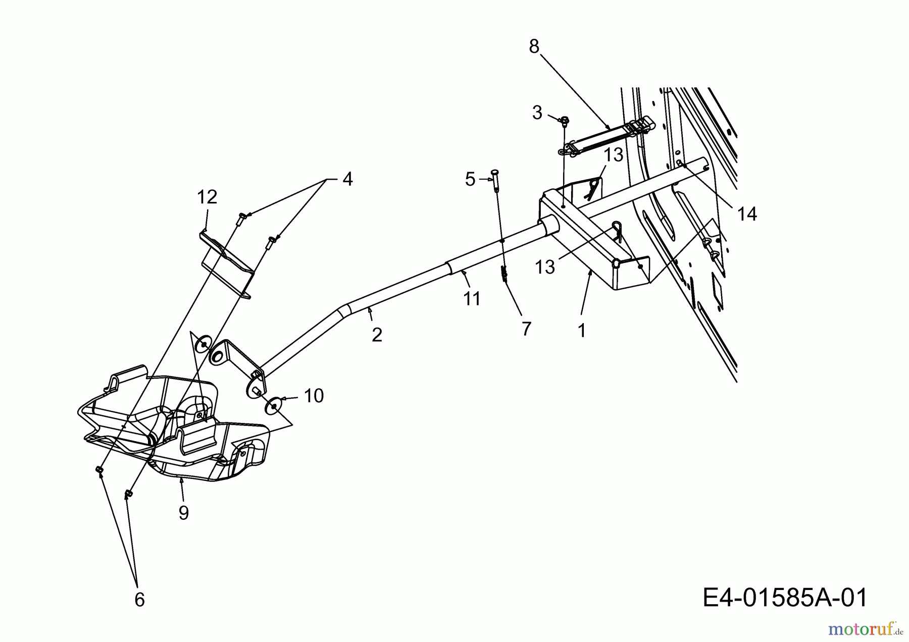 MTD Zubehör Zubehör Garten- und Rasentraktoren Mulch Kits für 500 Serie mit Mähwerk E (36