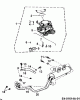 Cub Cadet UT 180 36AB124-603 (2006) Ersatzteile Auspuff, Vergaser