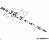 Cub Cadet UT 180 36AB124-603 (2006) Ersatzteile Antriebsachse, Ritzel
