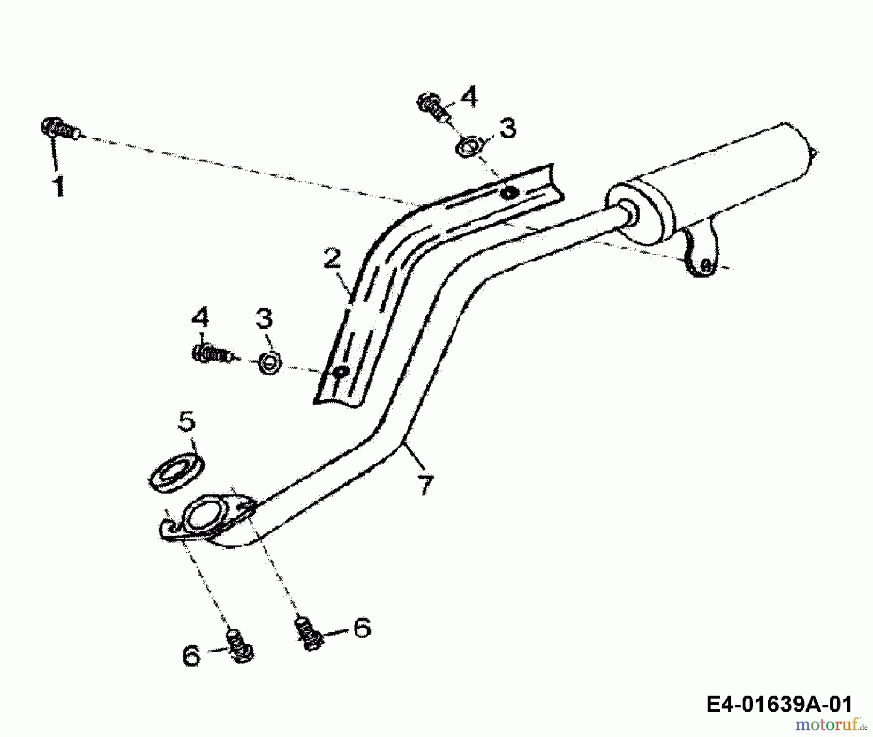  Cub Cadet Quads Miniquad 50 36AA101-603  (2006) Auspuff