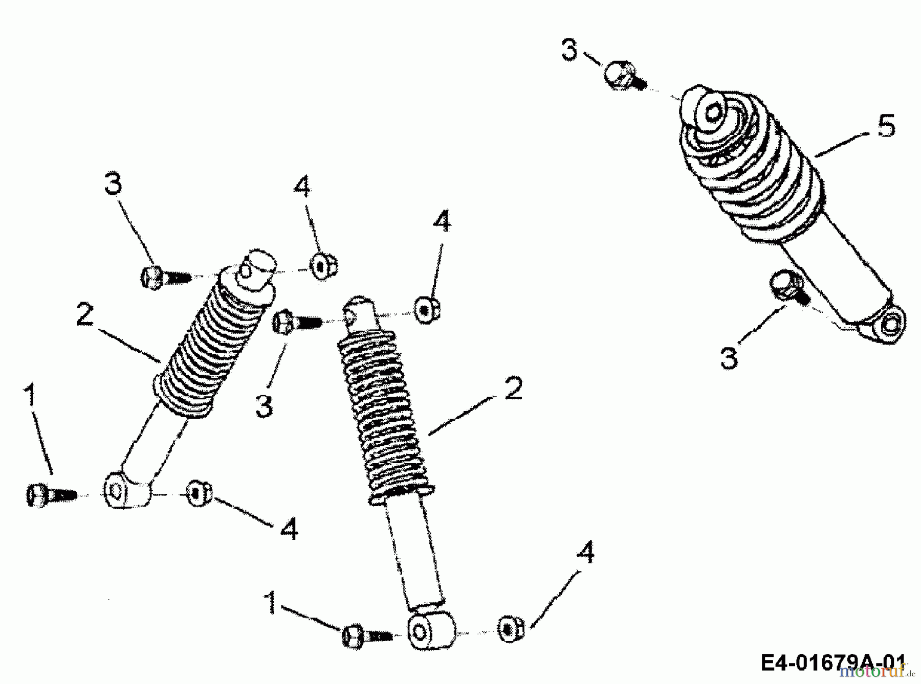  Cub Cadet Quads SP 50 36AA112-603  (2006) Federung