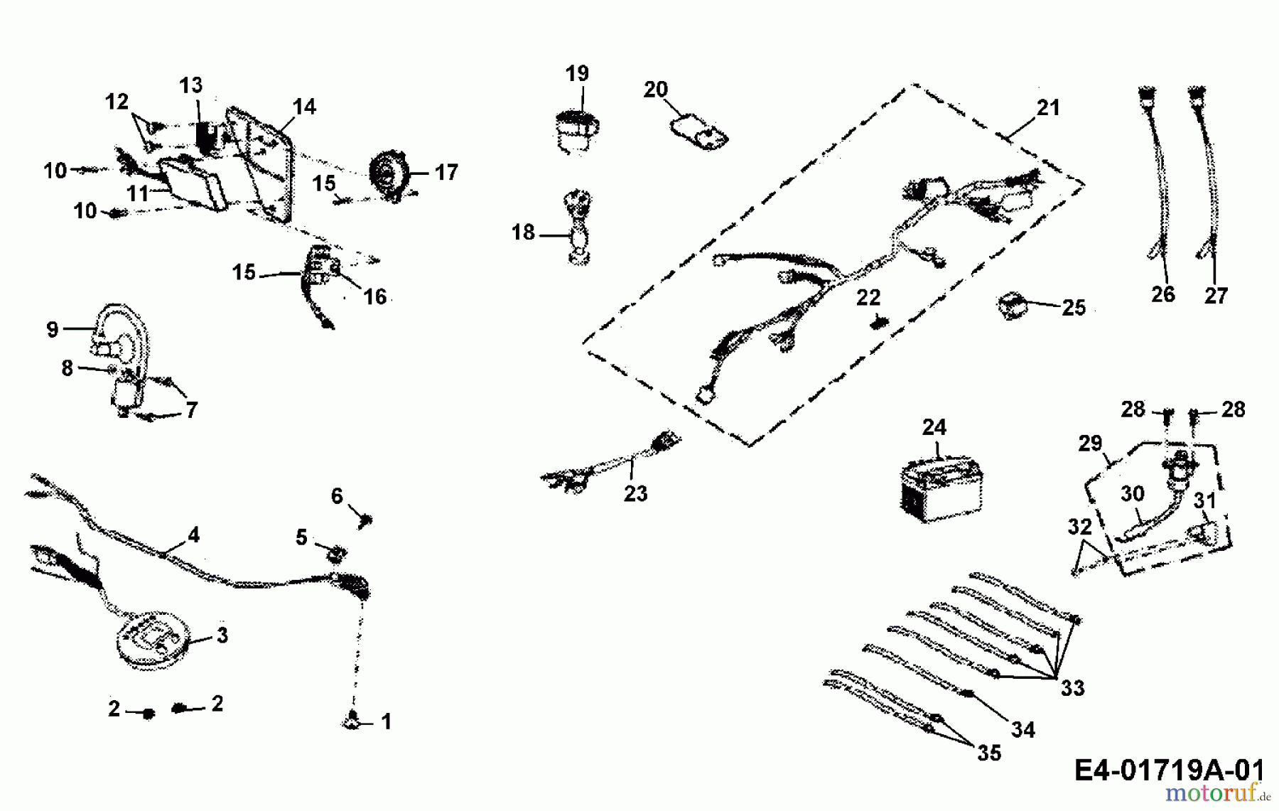 Cub Cadet Quads SP 100 36AA113-603 (2006) Elektroteile