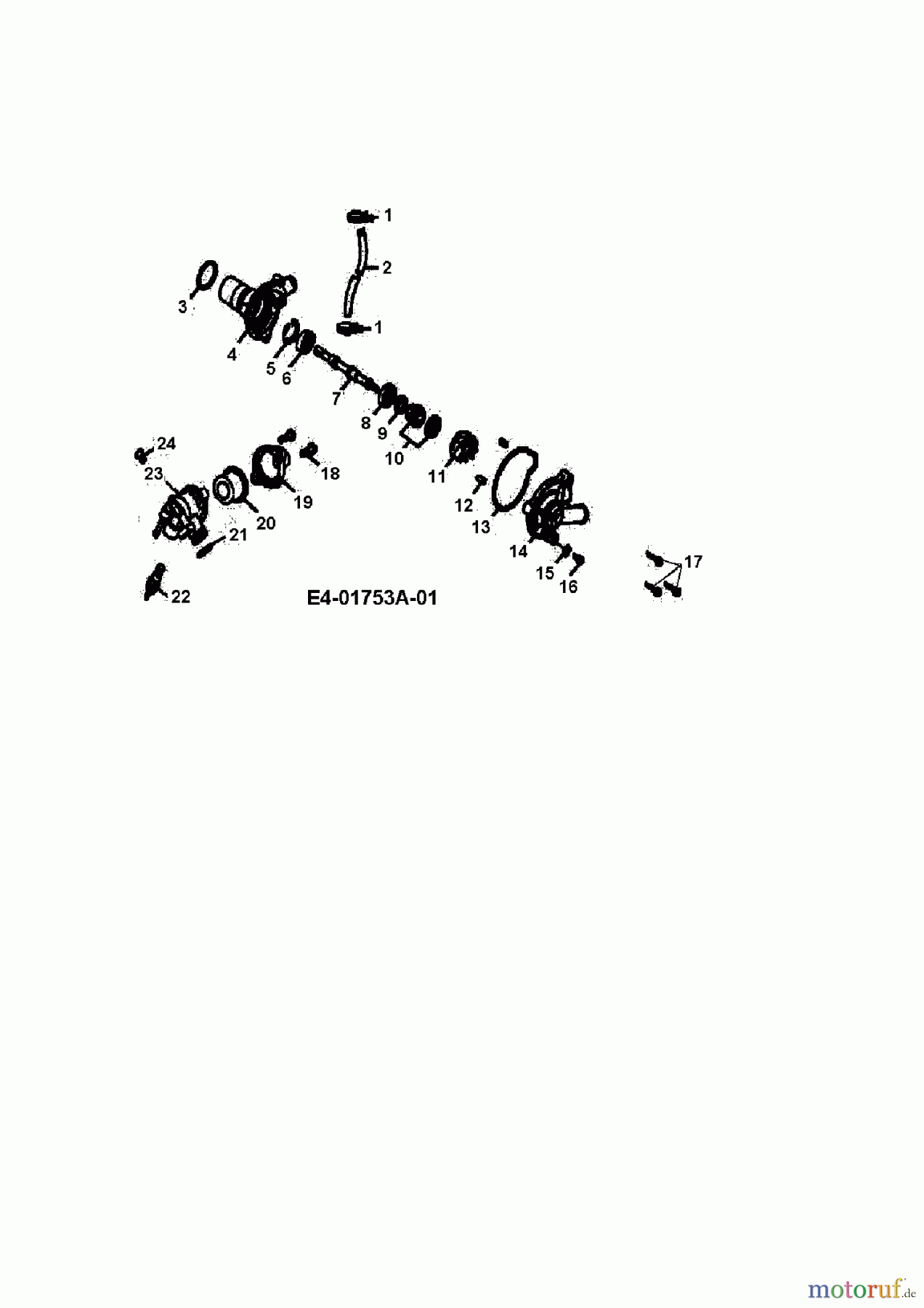  Cub Cadet Quads UT 300 36AB146-603  (2008) Wasserpumpe