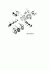 Cub Cadet UT 300 36AB146-603 (2008) Ersatzteile Schwingarm hinten