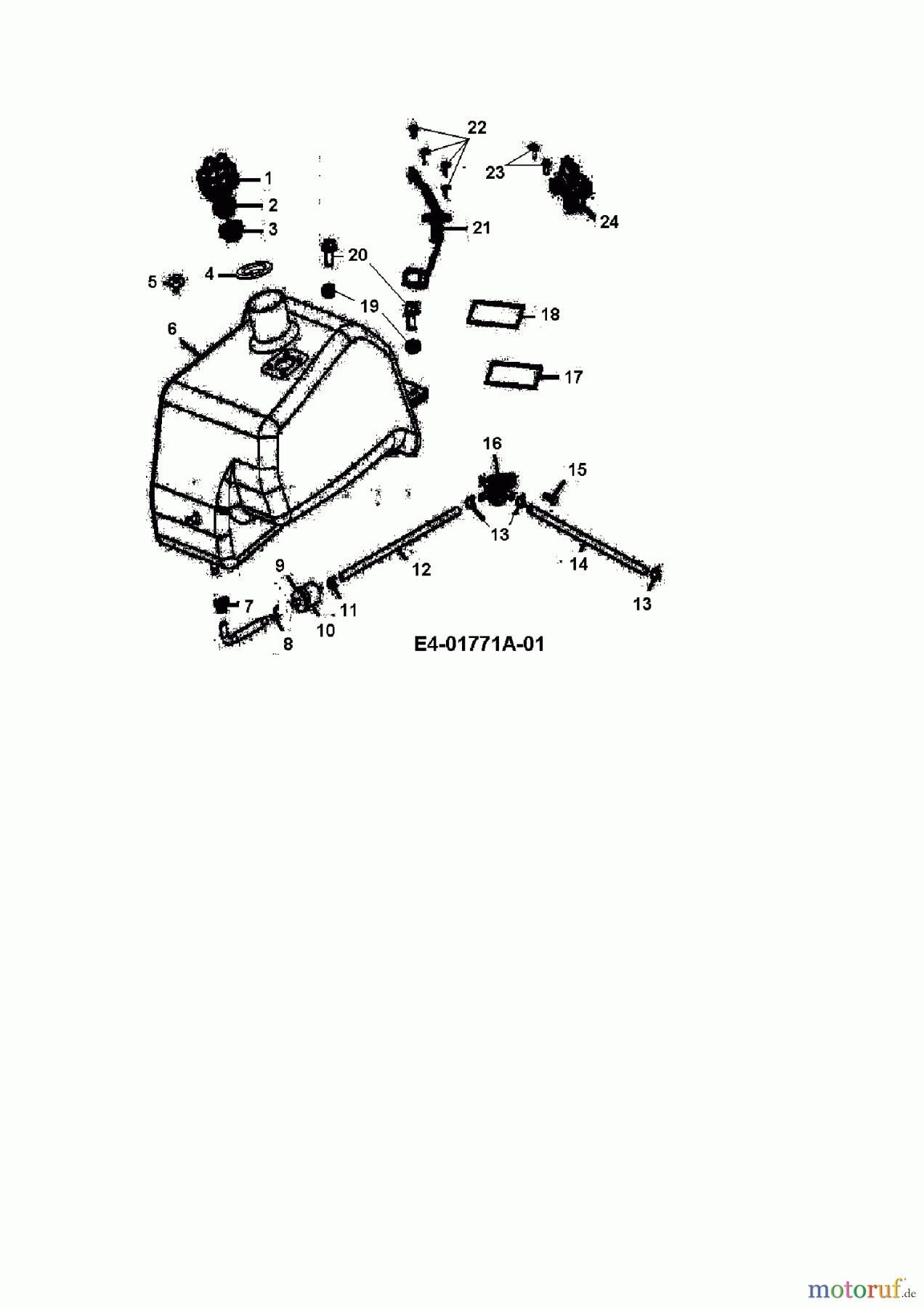 Cub Cadet Quads UT 300 36AB146-603  (2008) Tank