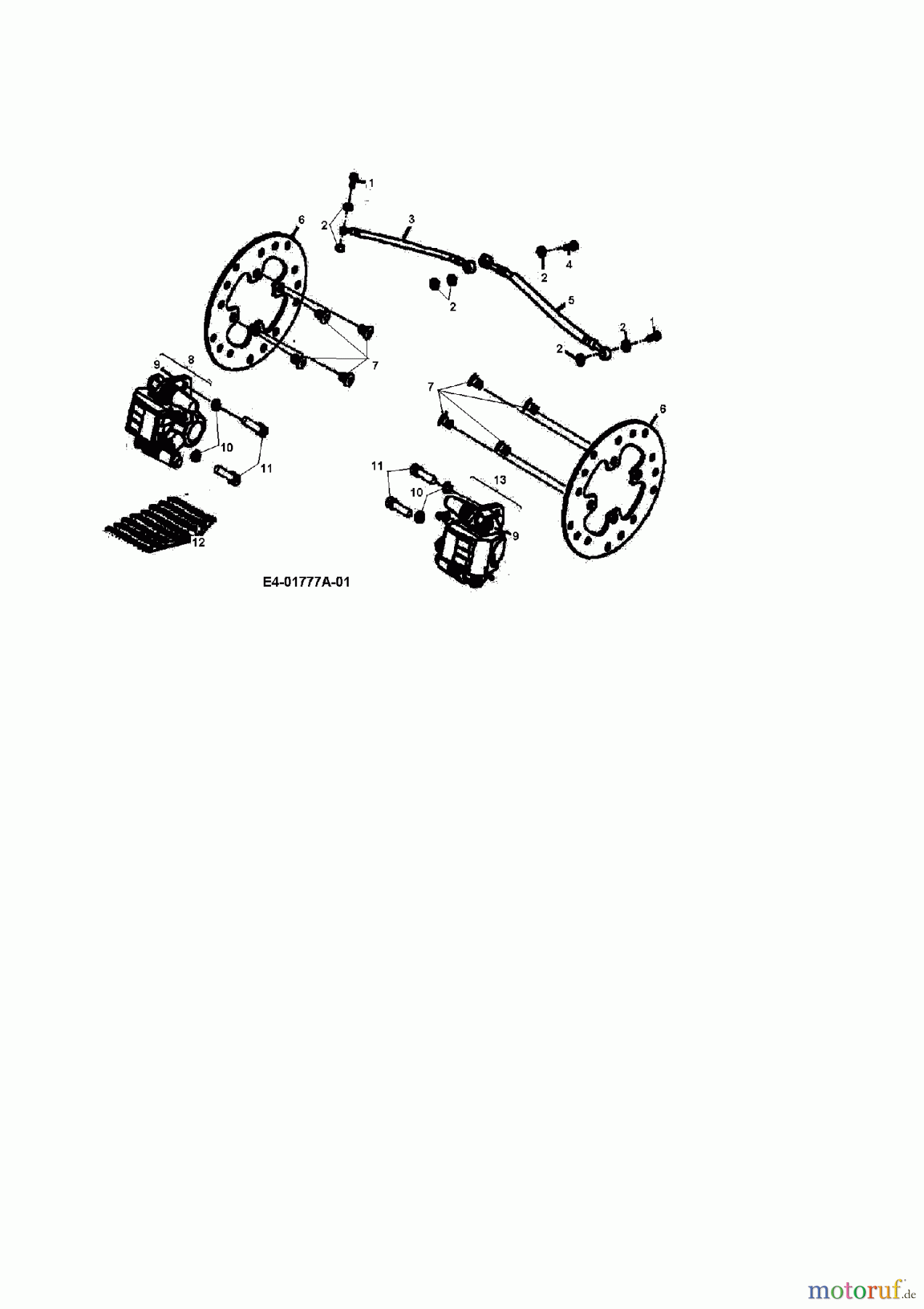 Cub Cadet Quads UT 300 36AB146-603 (2008) Bremse vorne