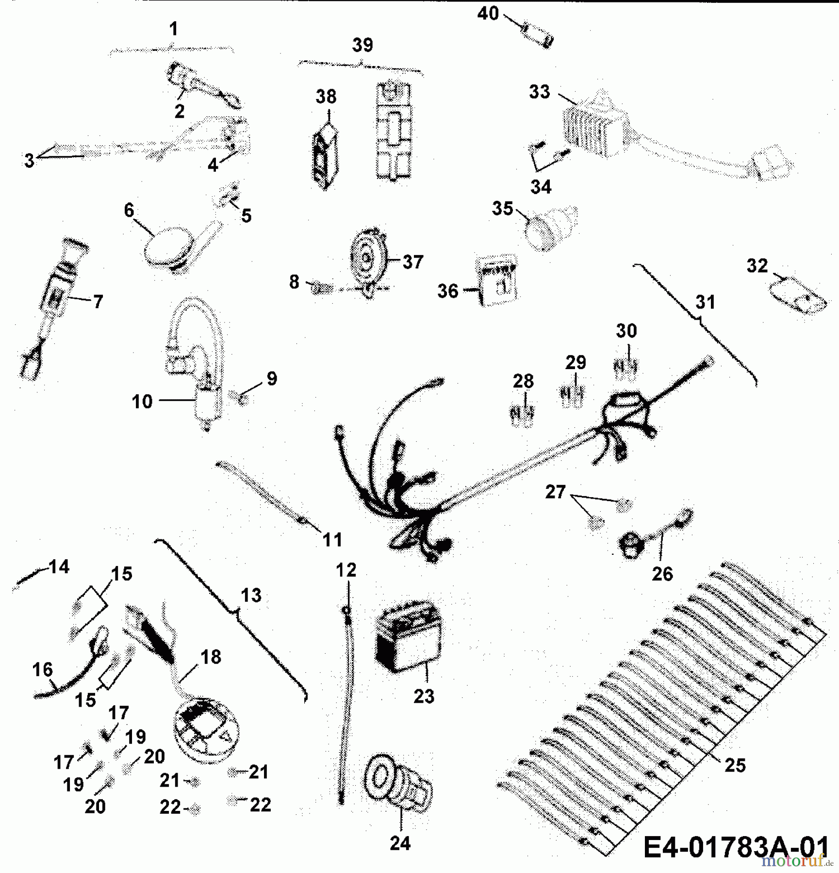 Cub Cadet Quads UT 300 36AB146-603 (2008) Elektroteile