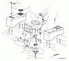 Cub Cadet Z-Force 44 53AA5D2L100 (2004) Ersatzteile Auspuff, Elektromagnetkupplung, Tank
