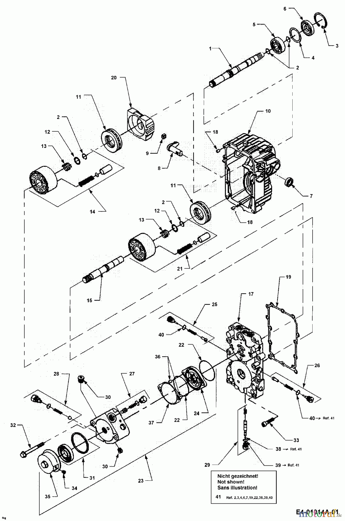 Cub Cadet Gartentraktoren HDS 3235 14B-692-603 (2007) Hydrostat