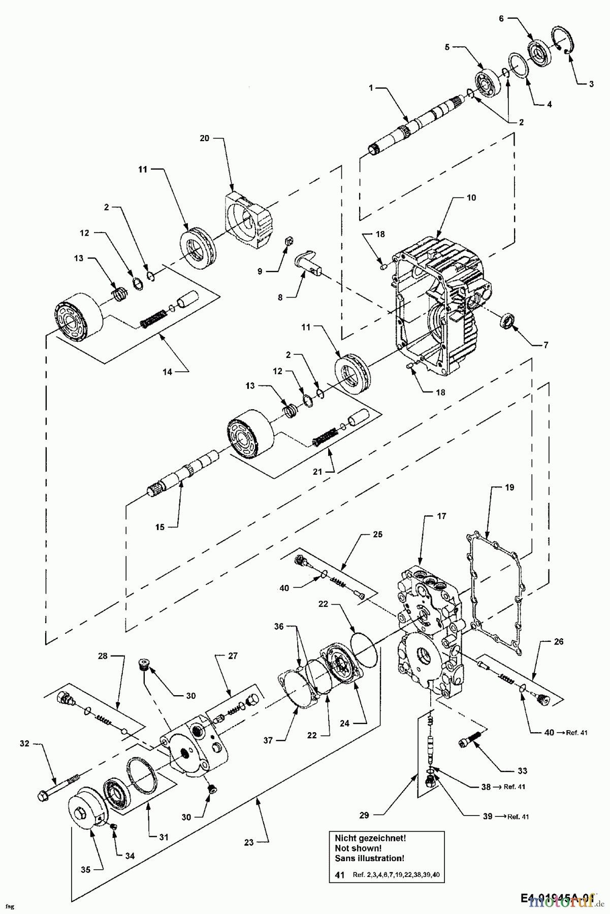 Cub Cadet Gartentraktoren HDS 3235 14A-672-603 (2003) Hydrostat