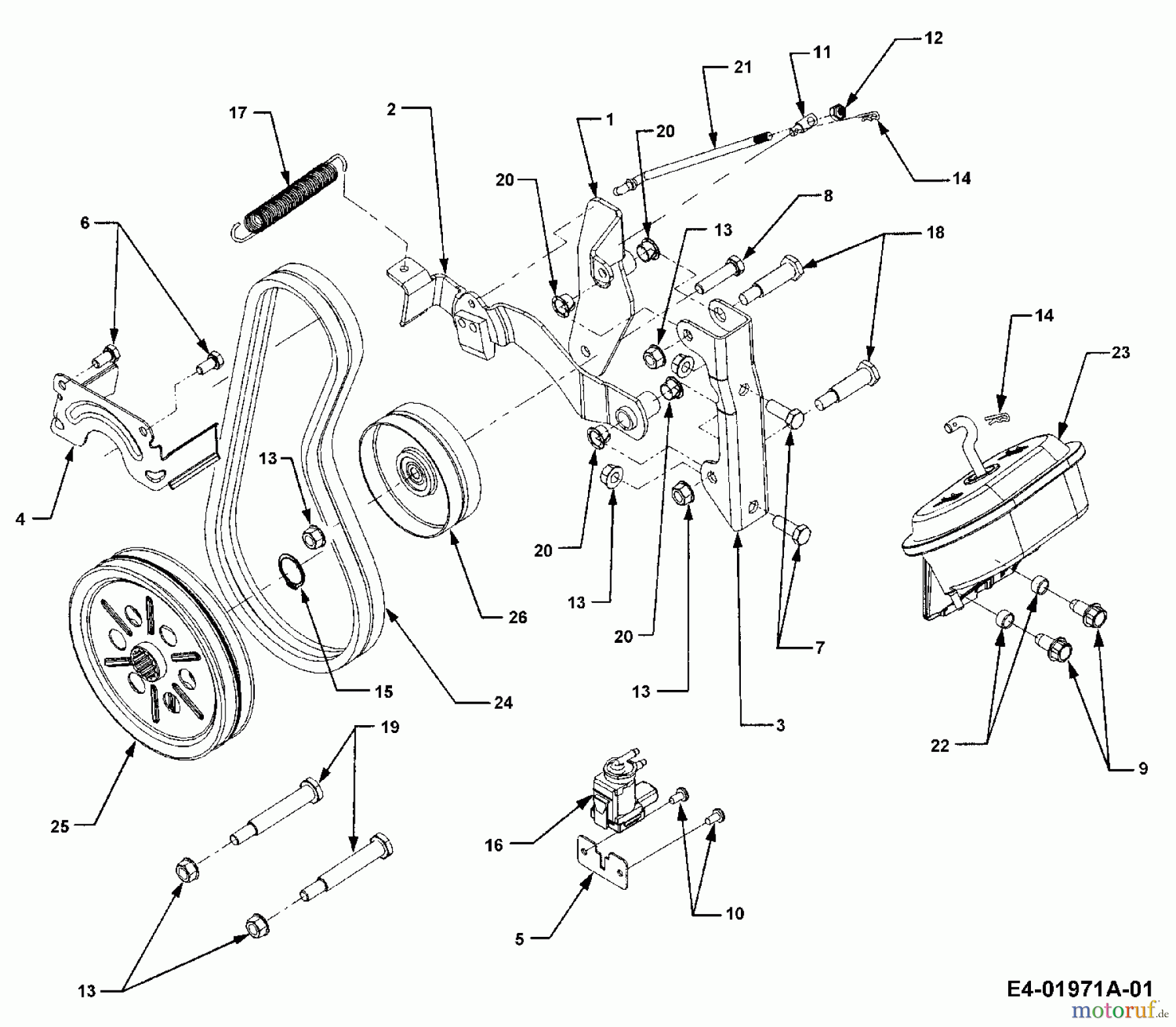  Cub Cadet Gartentraktoren HDS 3235 14A-676-100  (1998) Frontzapfwelle