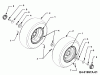 Cub Cadet HDS 3235 14B-676-603 (2000) Ersatzteile Räder vorne