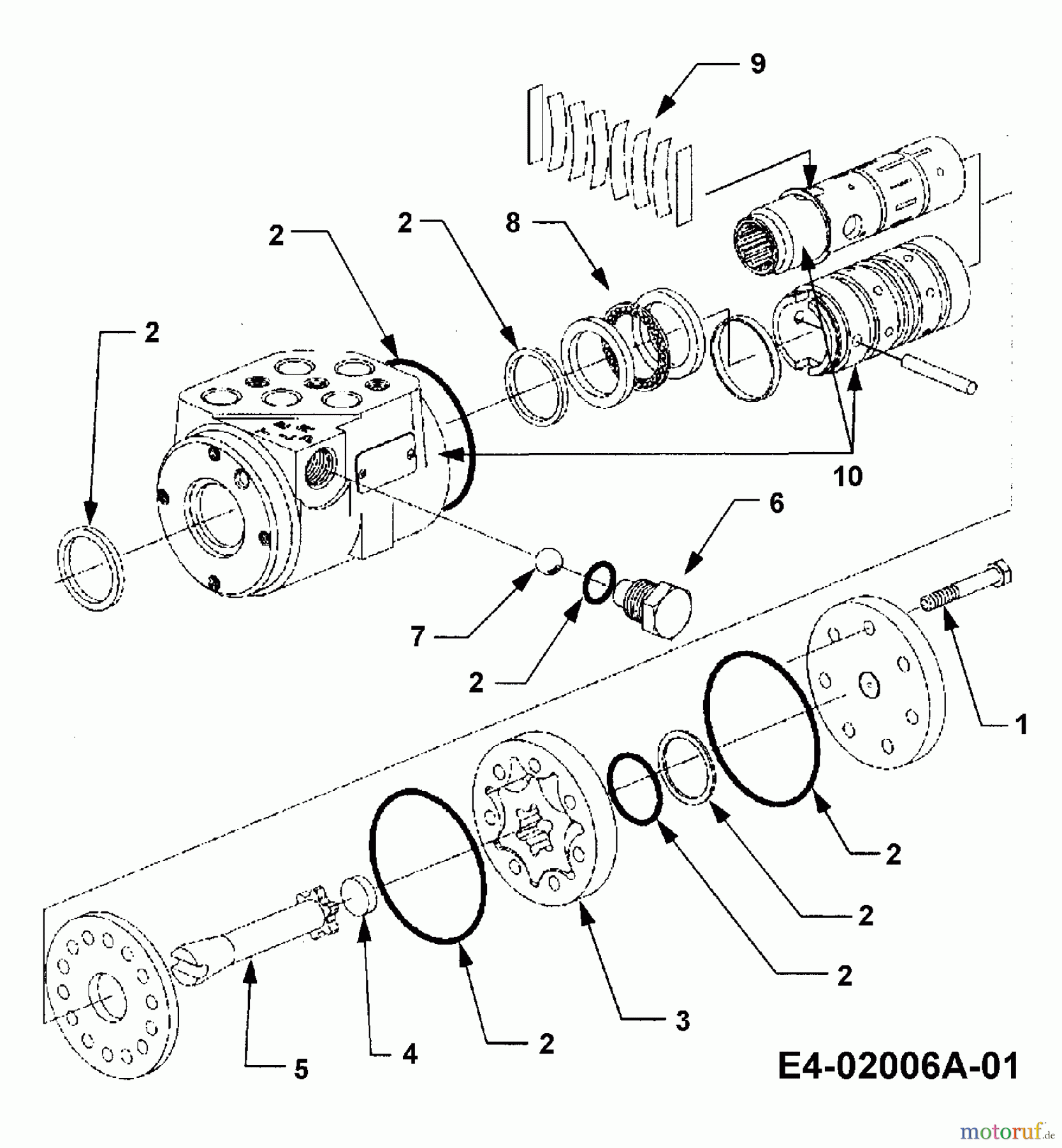  Cub Cadet Gartentraktoren HDS 3200 14A-652-603  (2002) Hydraulikpumpe Lenkung
