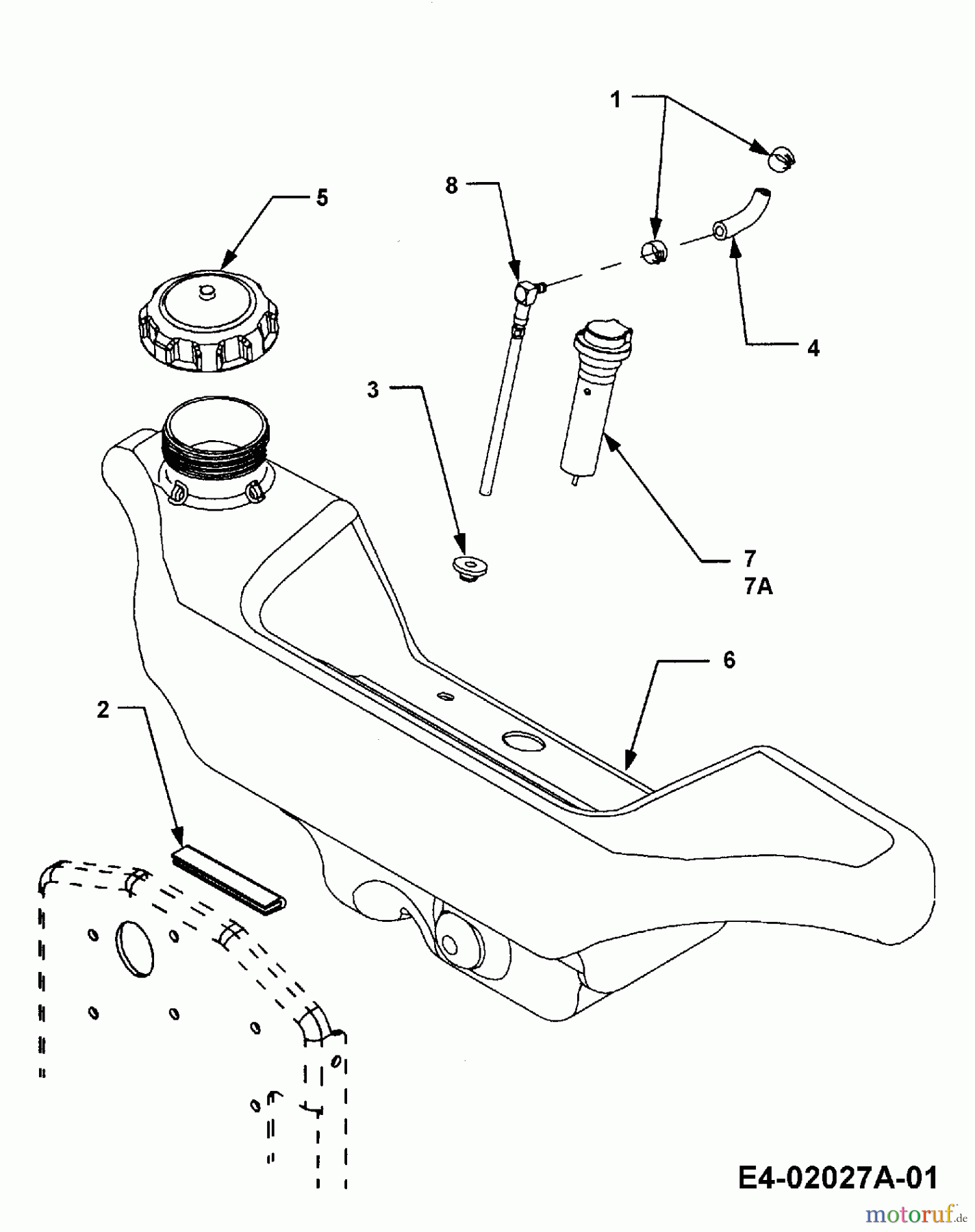  Cub Cadet Gartentraktoren HDS 3200 14B-646-603  (2000) Tank