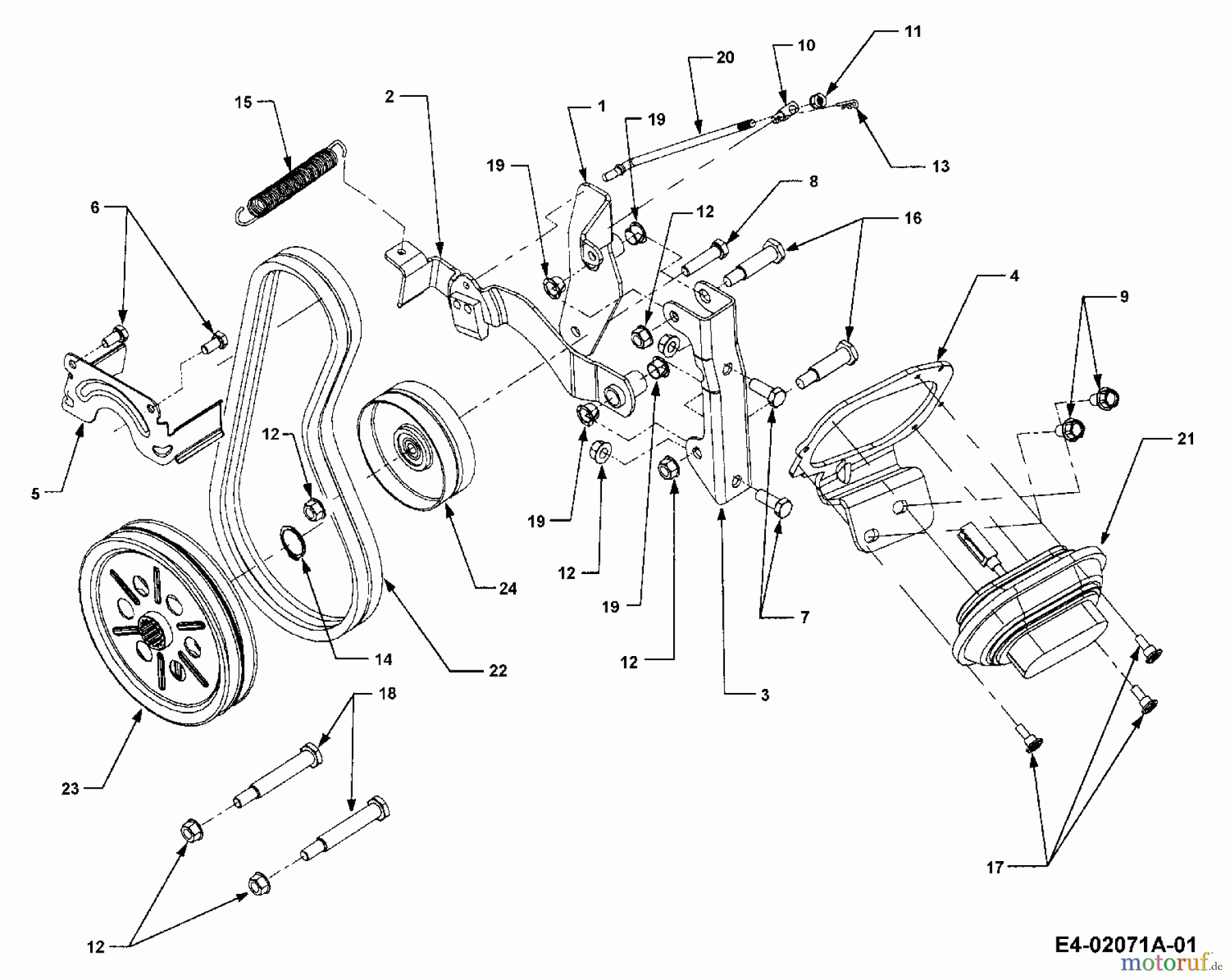  Cub Cadet Gartentraktoren HDS 3186 14A-668-603  (1999) Frontzapfwelle