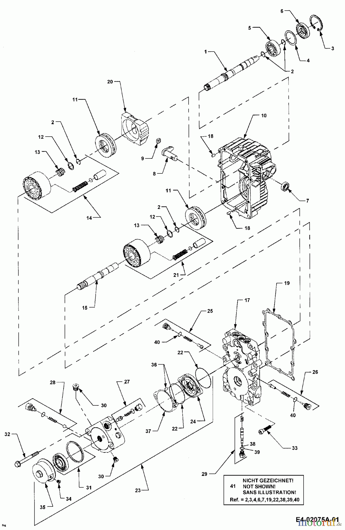 Cub Cadet Gartentraktoren HDS 3186 14A-668-603 (1999) Hydrostat
