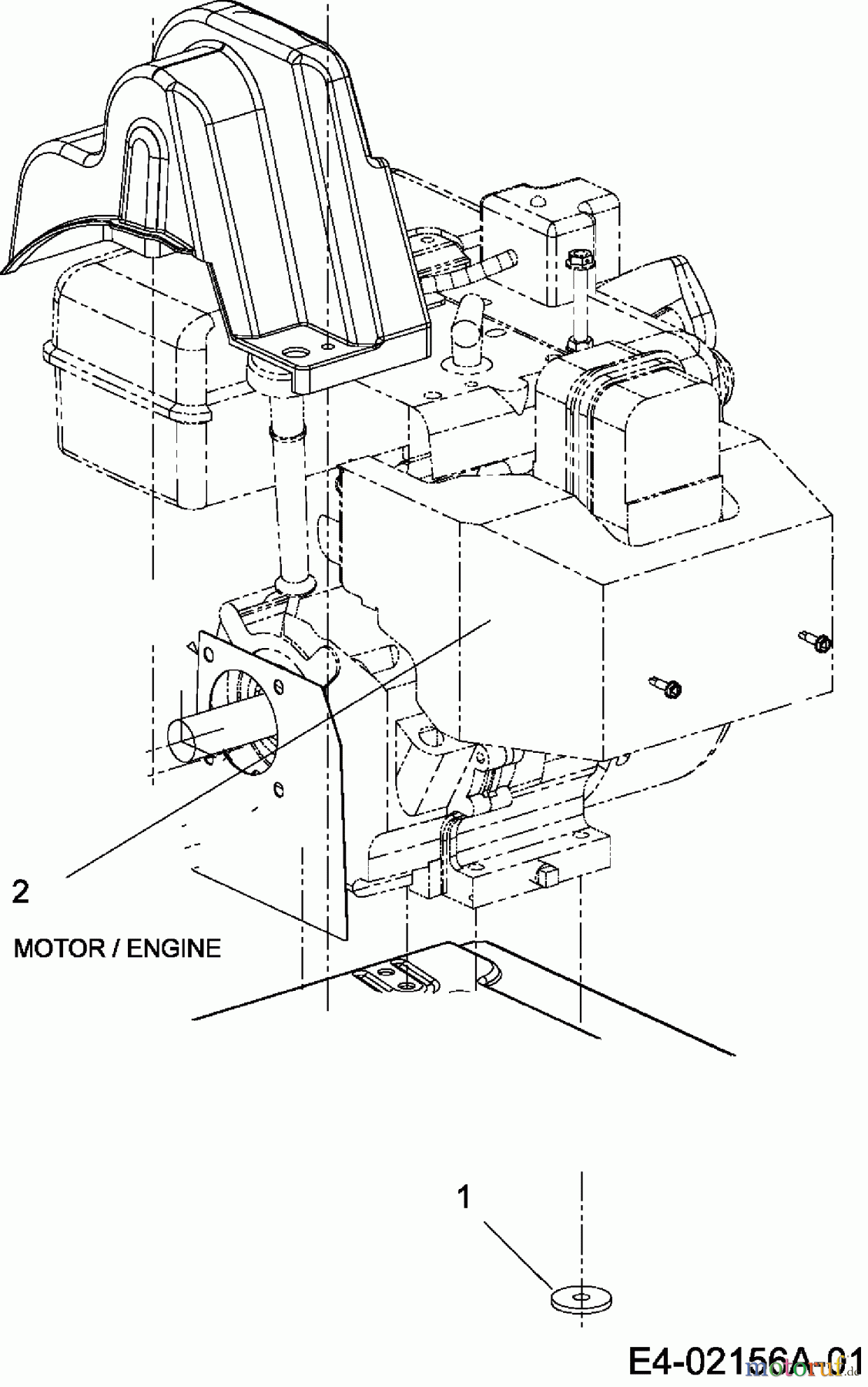 Yard-Man Schneefräsen YM 7110 DE 31AY5RLT643 (2009) Motor