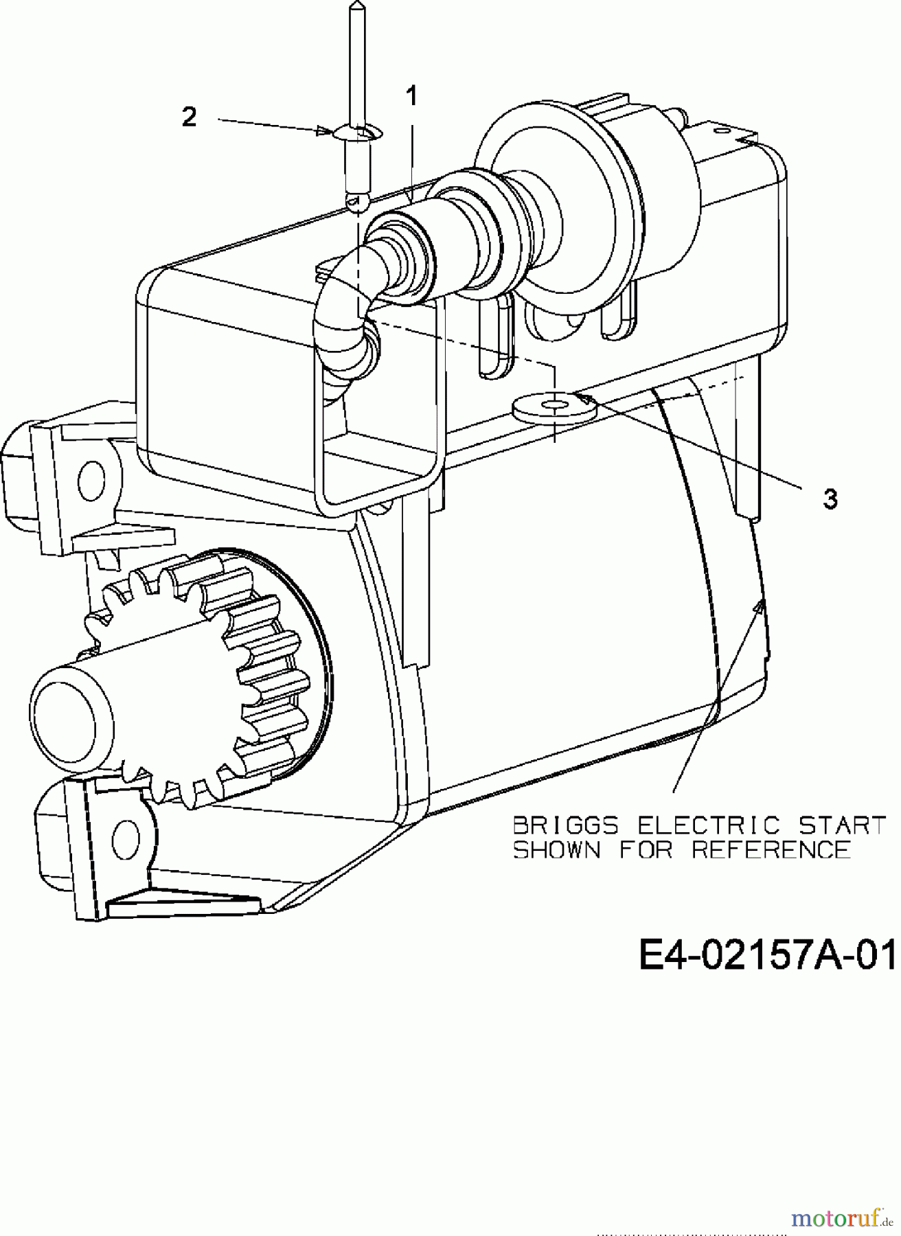 Troy-Bilt Schneefräsen POLAR 8066 31AV6WLN609 (2009) Halteschelle