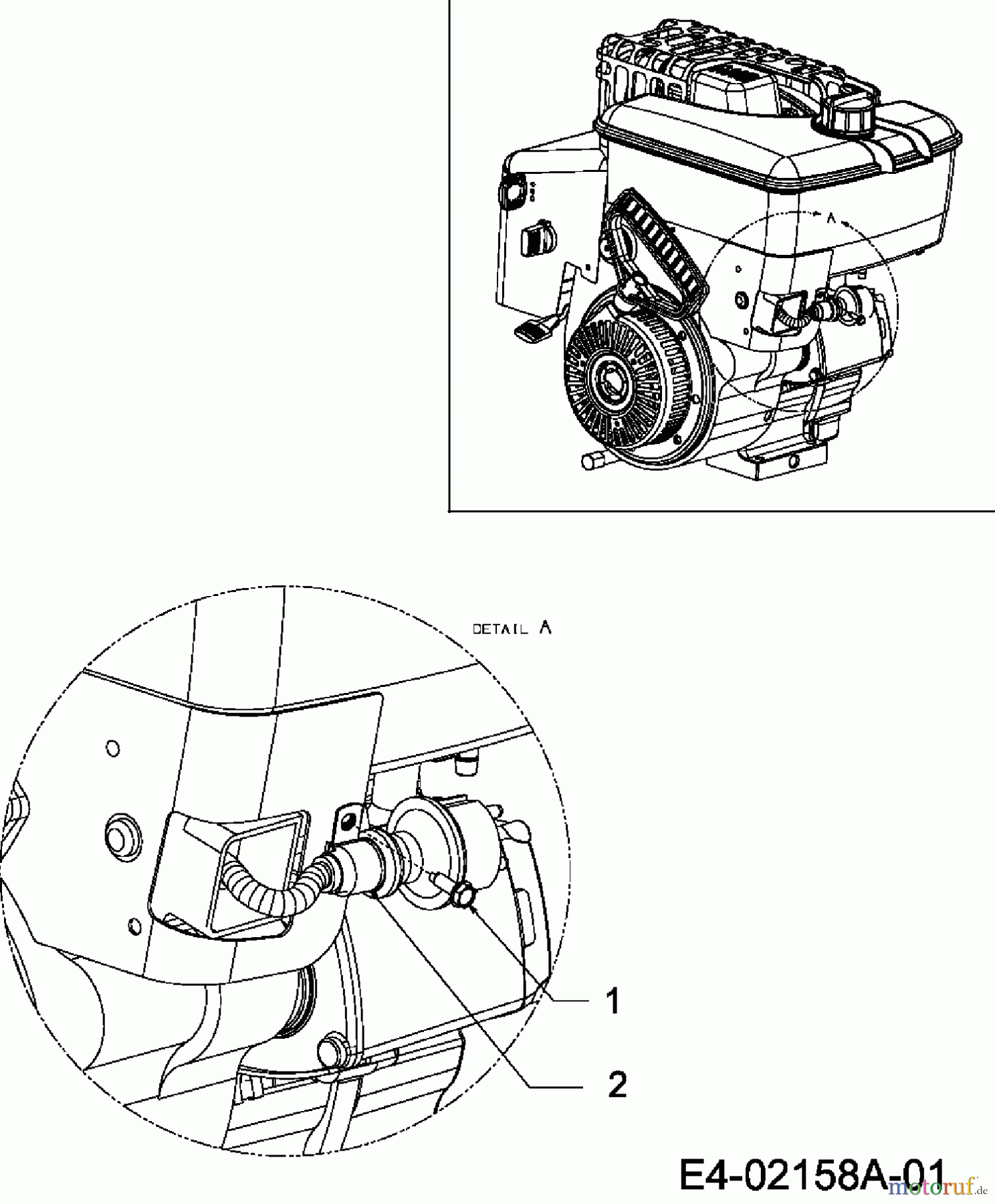 Yard-Man Schneefräsen YM 6680 DE 31AY56LS643 (2008) Halteschelle