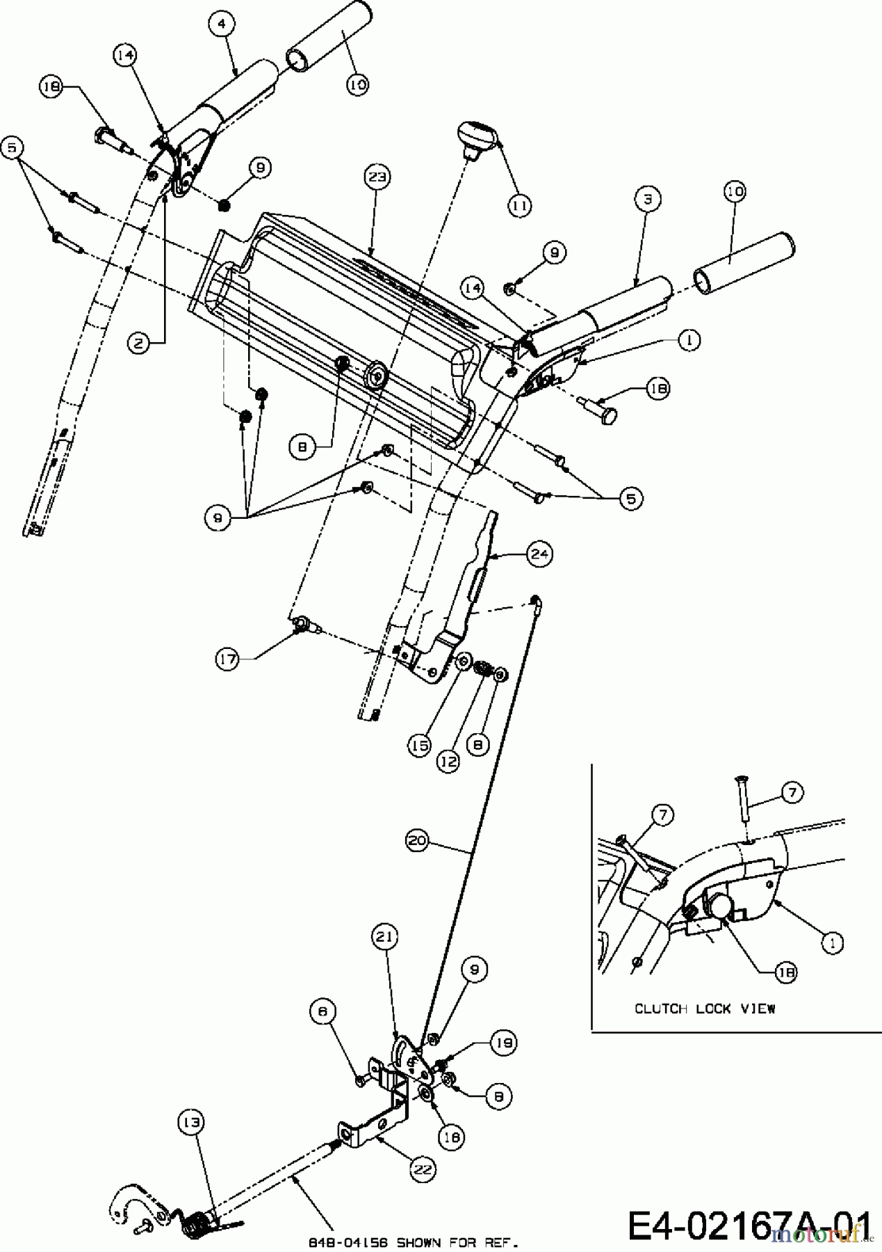 Yard-Man Schneefräsen YM 5655 DE 31AT6TED643 (2007) Armaturenbrett