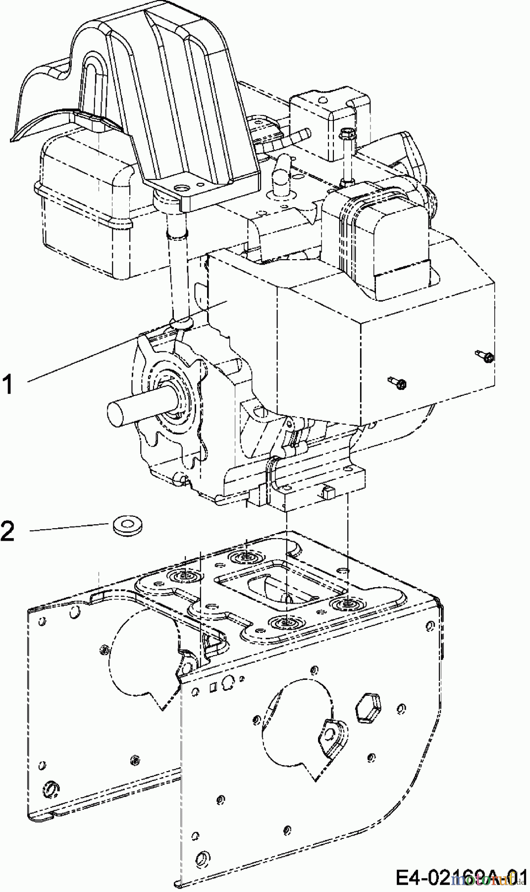 MTD Schneefräsen E 640 F 31AE6FFF752R (2007) Motor