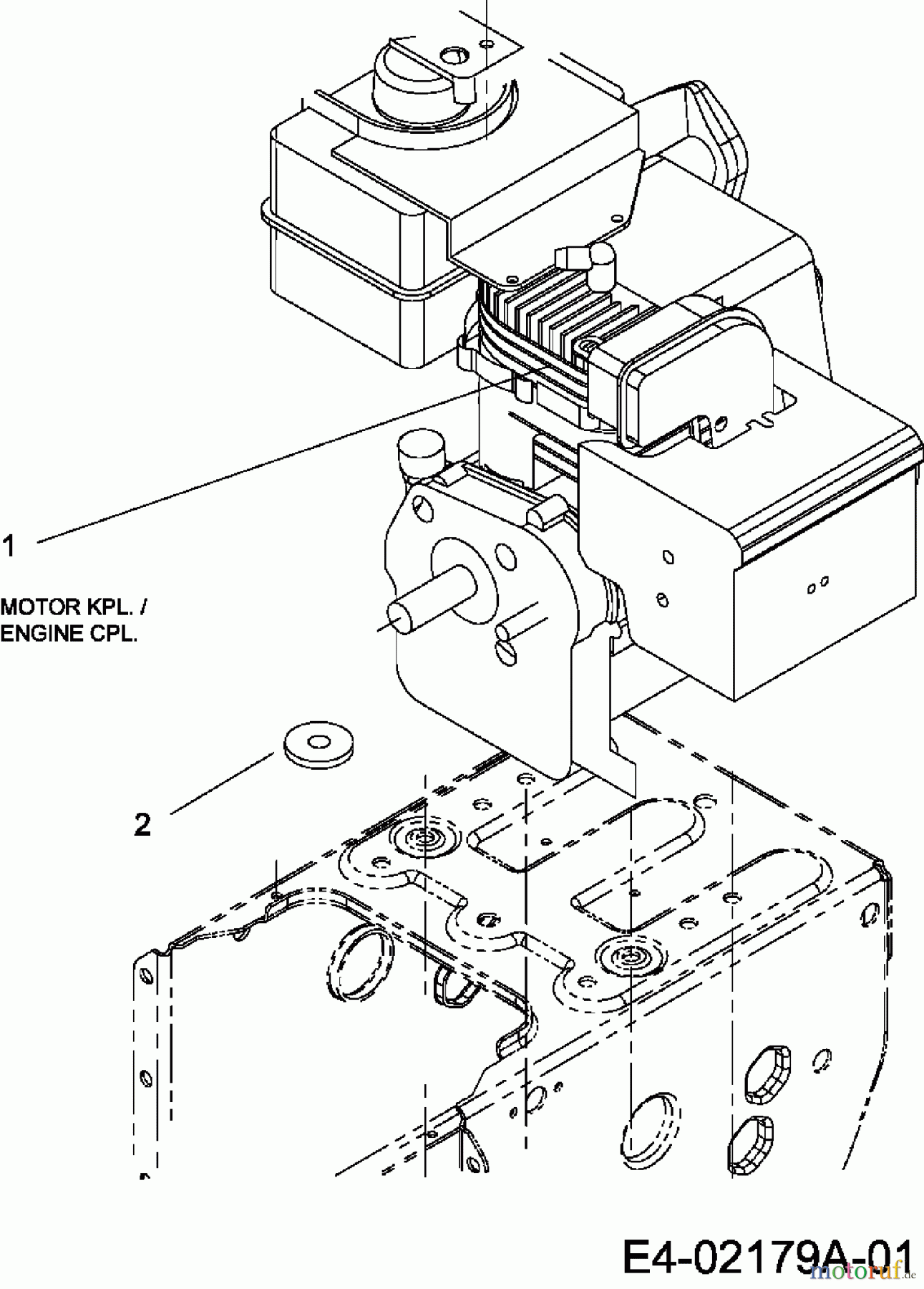  MTD Schneefräsen E 730 F 31AE7H8G799R  (2007) Motor
