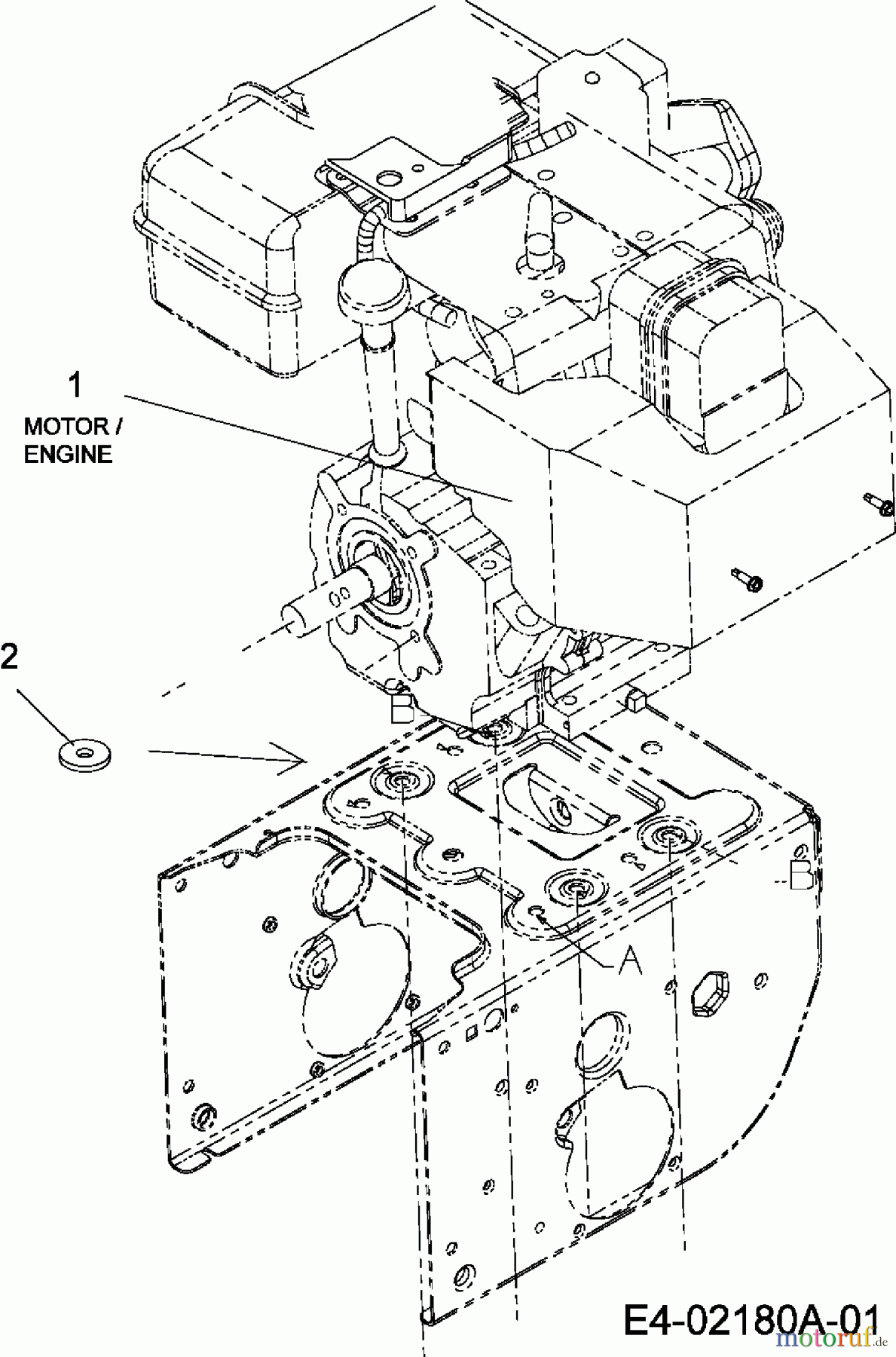 MTD Schneefräsen E 660 G 31AE6LFG700R (2007) Motor