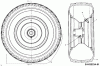 Gutbrod XLX 117 SAL 14AU806H690 (2004) Ersatzteile Räder vorne 16x7.5