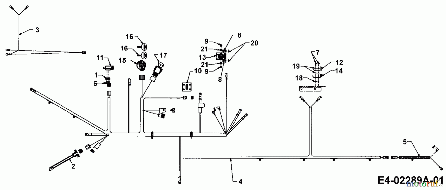 Cub Cadet Rasentraktoren CC 1527 13A-241G603 (2003) Elektroteile