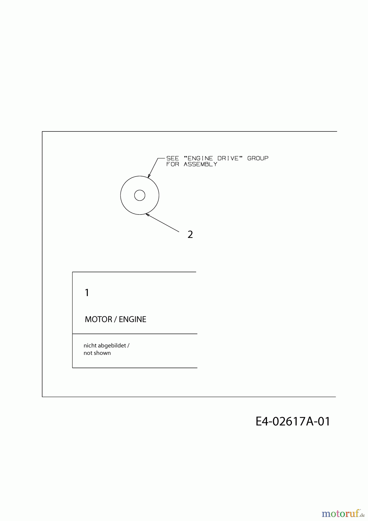 White Schneefräsen E 660 G 31AE6LLG590 (2007) Motor