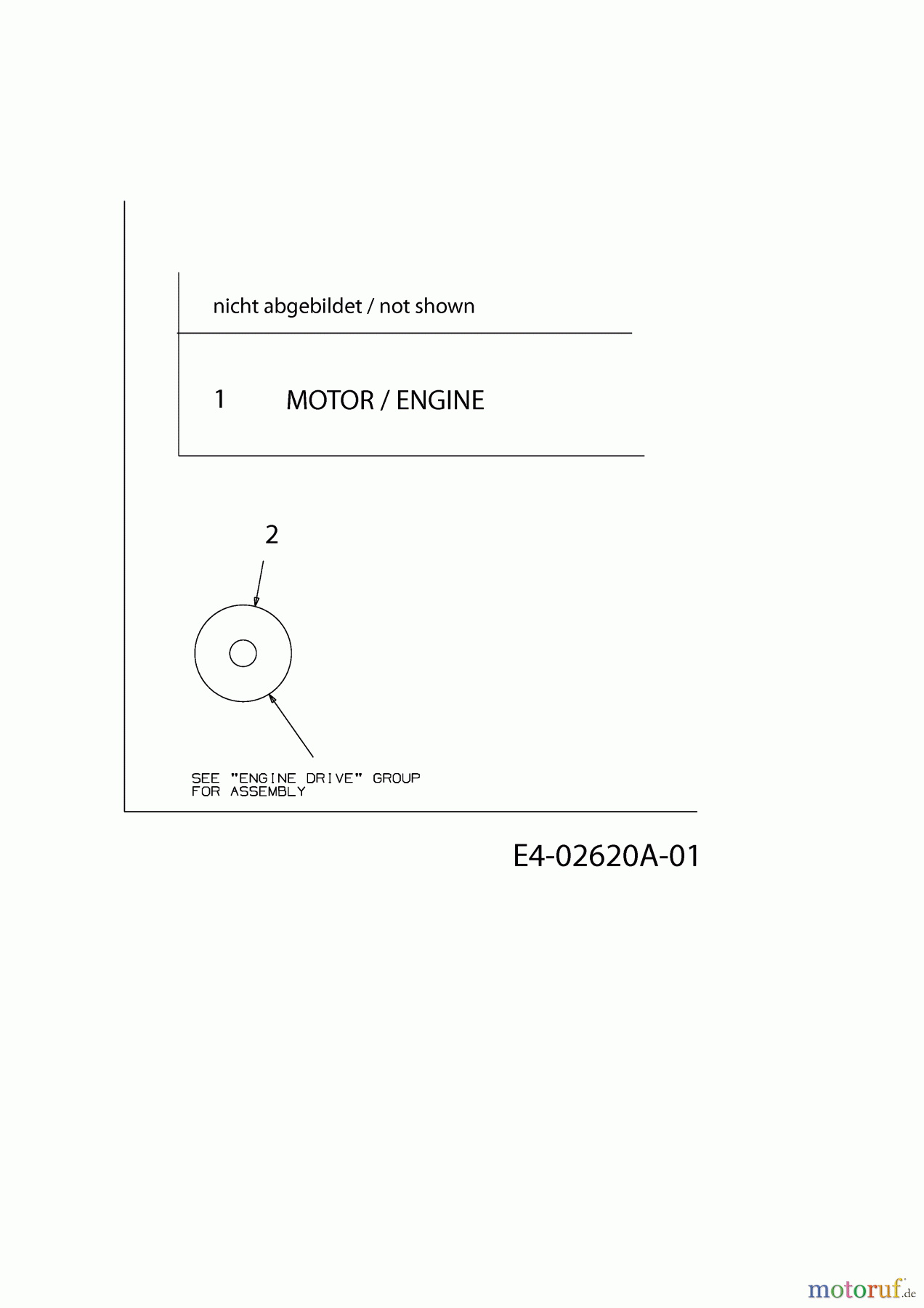 MTD Schneefräsen E 640 F 31A-6GN3711R (2007) Motor