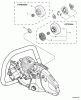 Echo CS-440 - Chainsaw, S/N: C09112001001 - C09112999999 Ersatzteile Clutch