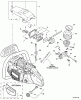 Echo CS-440 - Chainsaw, S/N: C07013001001 - C07013999999 Ersatzteile Cylinder Cover, Fuel System, Ignition Switch, Intake
