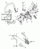 Echo CS-4400 - Chainsaw, S/N: 001001 - 101000 (Type 1) Ersatzteile Handles, Oiler, Fuel System, Throttle Trigger
