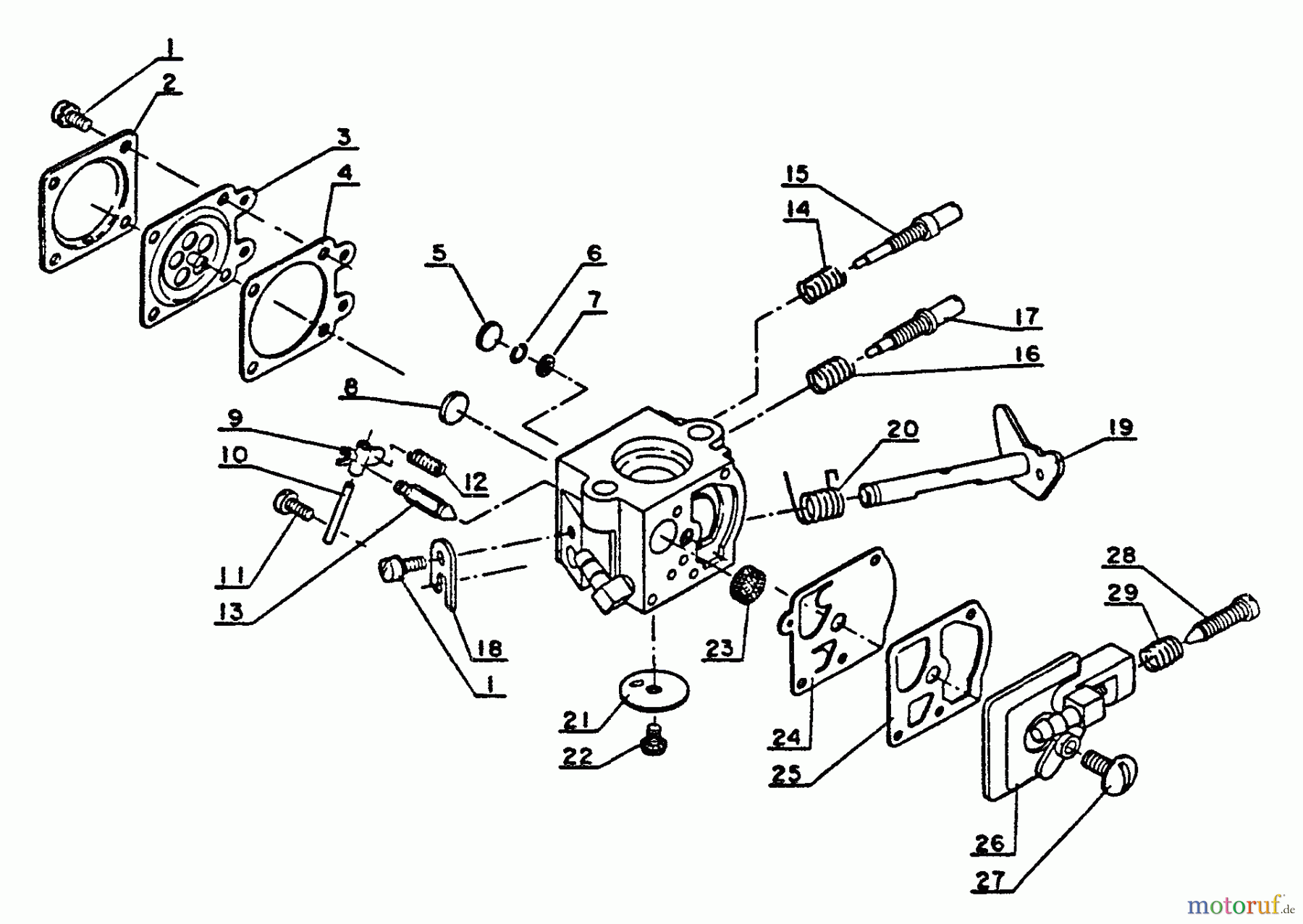 Echo Sägen, Kettensägen CS-440EVL - Echo Chainsaw Carburetor
