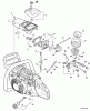 Echo CS-450 - Chainsaw, Ersatzteile Intake, Cylinder Cover, Ignition Switch, Fuel System