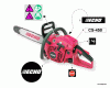 Echo CS-450 - Chainsaw, Ersatzteile Labels