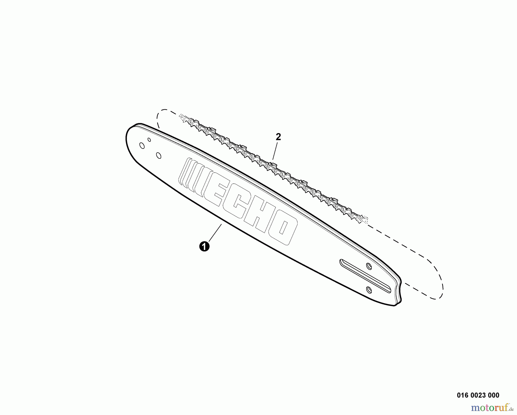 Echo Sägen, Kettensägen CS-450P - Echo Chainsaw, Guide Bar, Saw Chain
