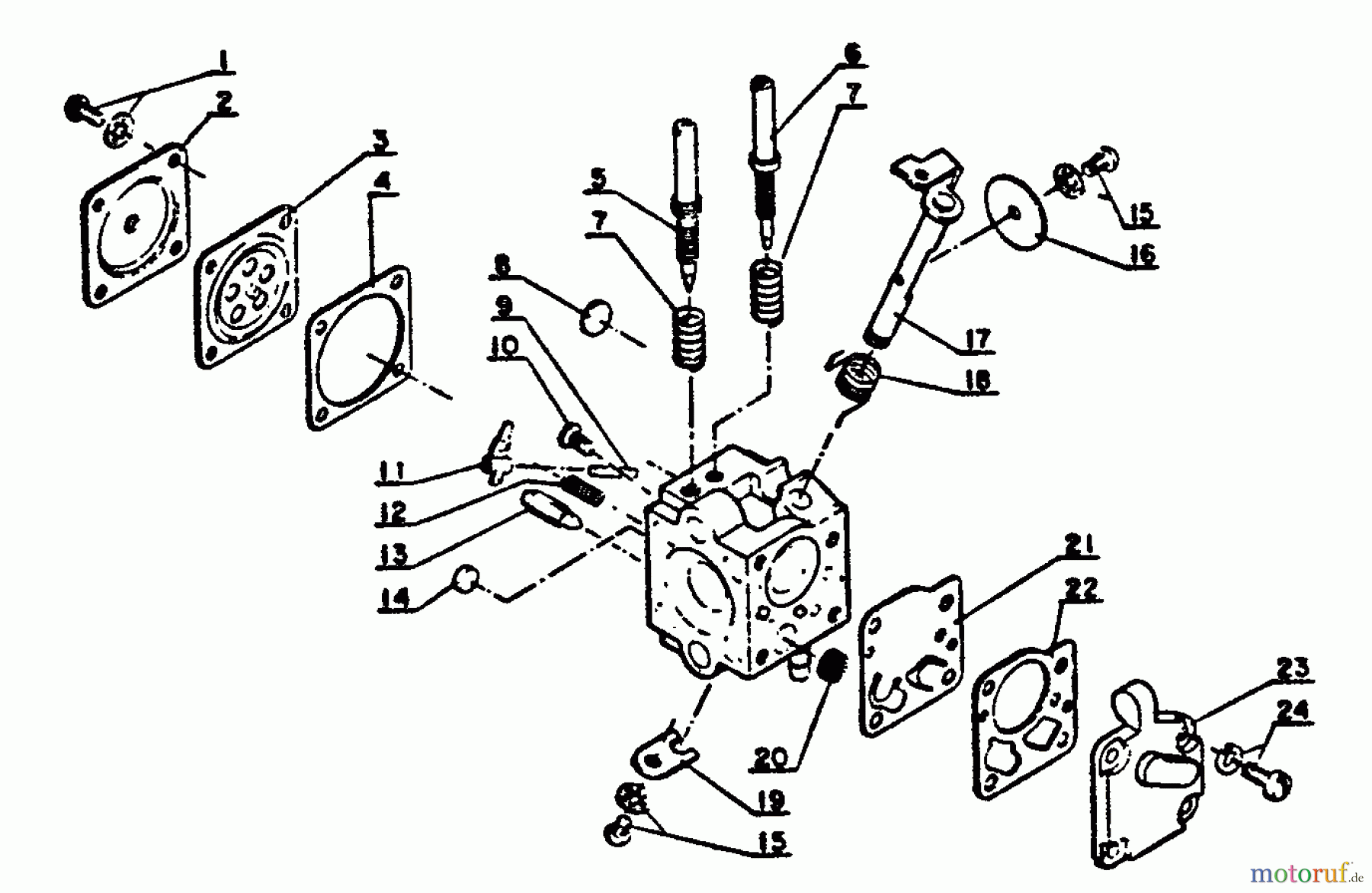 Echo Sägen, Kettensägen CS-451VL - Echo Chainsaw Carburetor