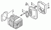 Echo CS-451VL - Chainsaw Ersatzteile Cylinder, Muffler