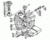 Echo CS-451VL - Chainsaw Ersatzteile Fuel Tank And Oil Tank