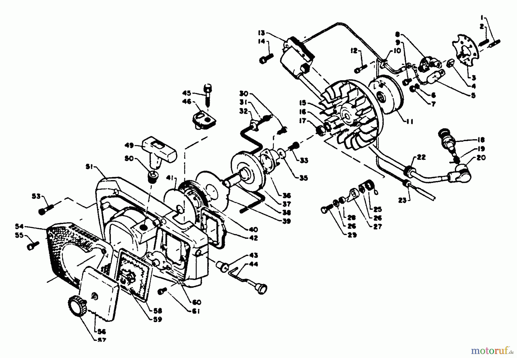 Echo Sägen, Kettensägen CS-452VL - Echo Chainsaw Air Cleaner, Ignition, Starter