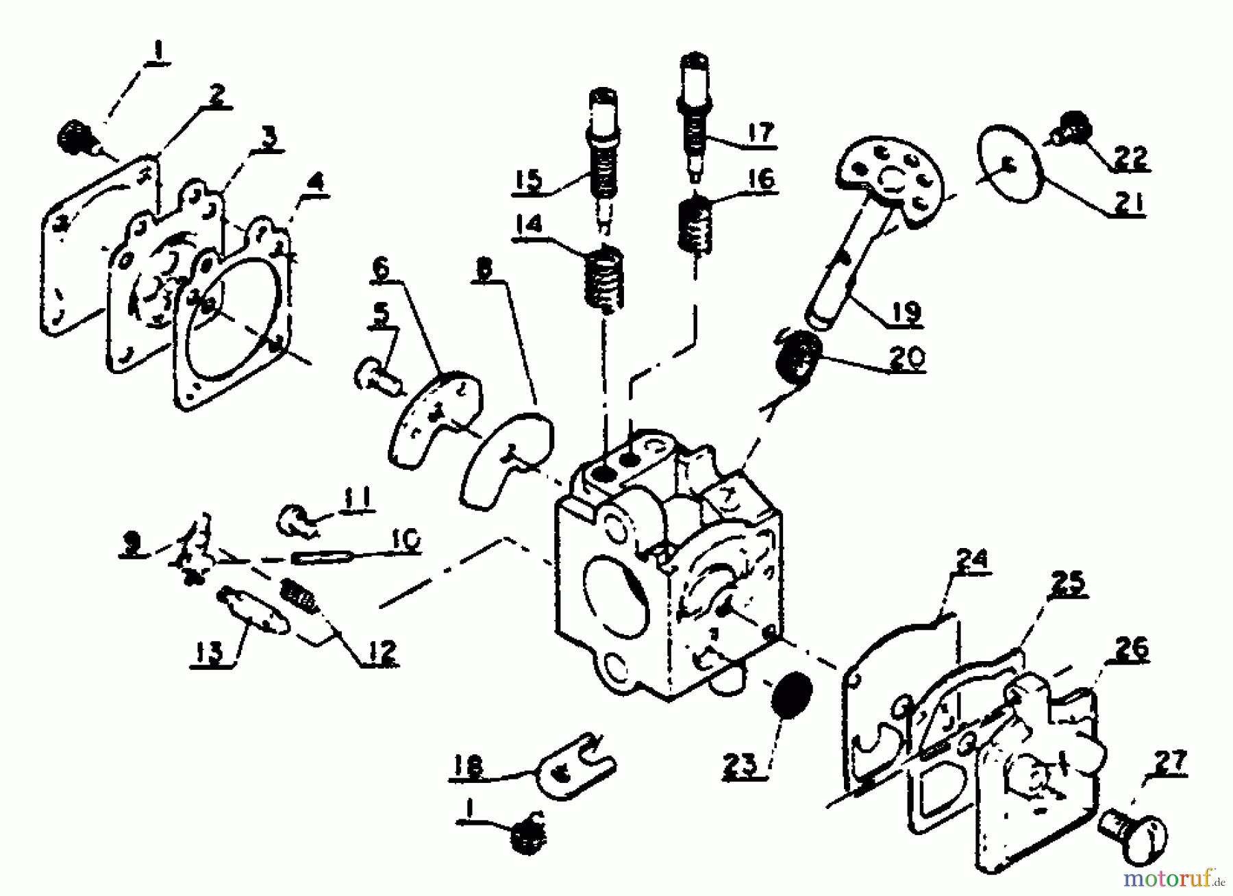 Echo Sägen, Kettensägen CS-452VL - Echo Chainsaw Carburetor