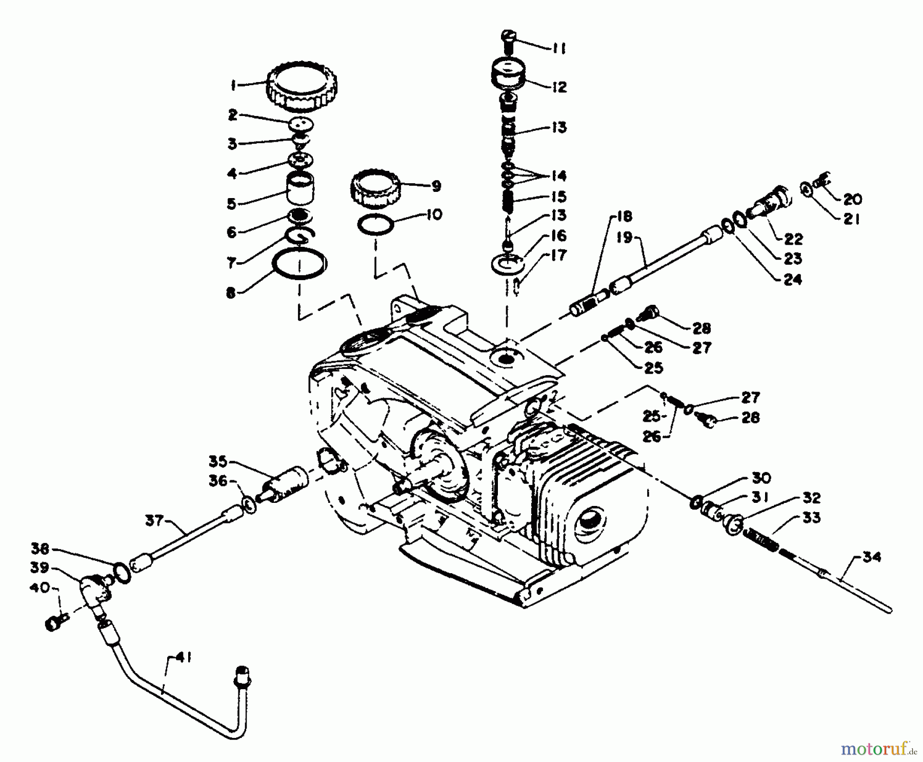 Echo Sägen, Kettensägen CS-452VL - Echo Chainsaw Fuel System, Auto-Oiler